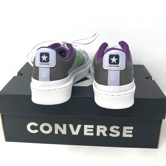 💖MEGA SALE💖Converse Pro Leather OX   Gravel Bold Wasabi Canvas Women  170758C - Picture 5 of 10